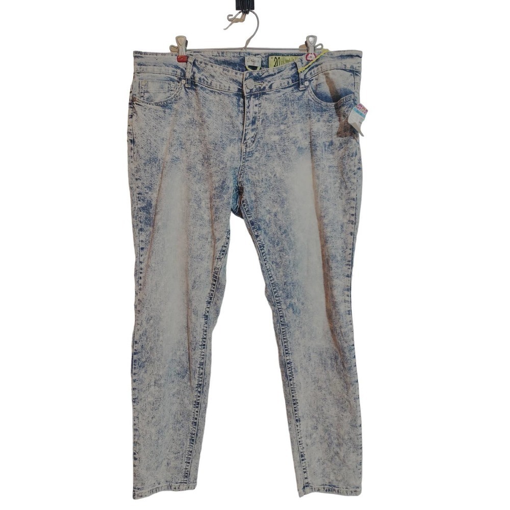 Indigo Rein acid wash jeans NWT woman Plus size 20